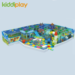 Daycare Center Plastic Material Indoor Playground for Children Equipment