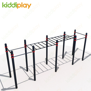 Outdoor Equipment Fitness Steel Pipe Material and Accept Customized Color Street Workout