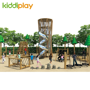 Large Outdoor Wooden Series Park Playground for Kids