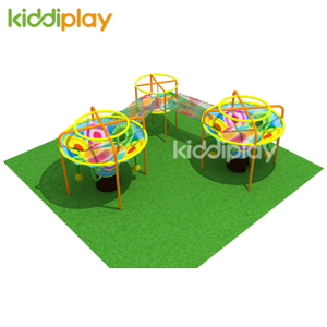 Children Rainbow Crocheted Kids Indoor Playground Equipment