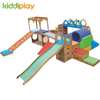 Wooden Soft Play Kids Indoor Tunnel Playground Equipment