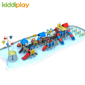 Outdoor Playground Water Park Equipment Slides Series For Children
