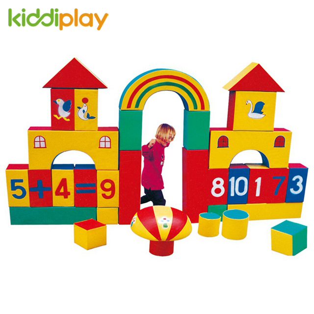 Soft Color Foam Toy Indoor Building Blocks for Kids Education Toddler Playground
