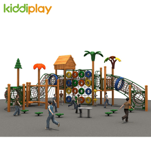 Popular Child Outdoor Wooden Playground