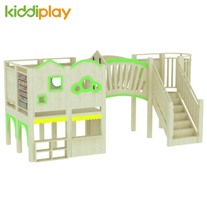 Happy Children Indoor Wooden Soft House Playground