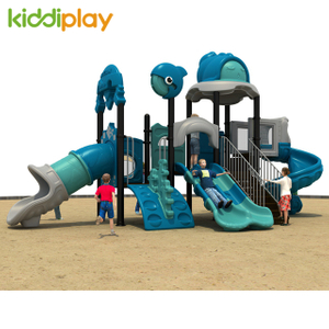 Children Kindergarten Playground Plastic Slide