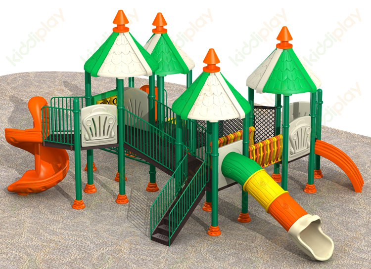 2018 Beautiful Unique Kids Outdoor Playground Equipment, Tube Slide