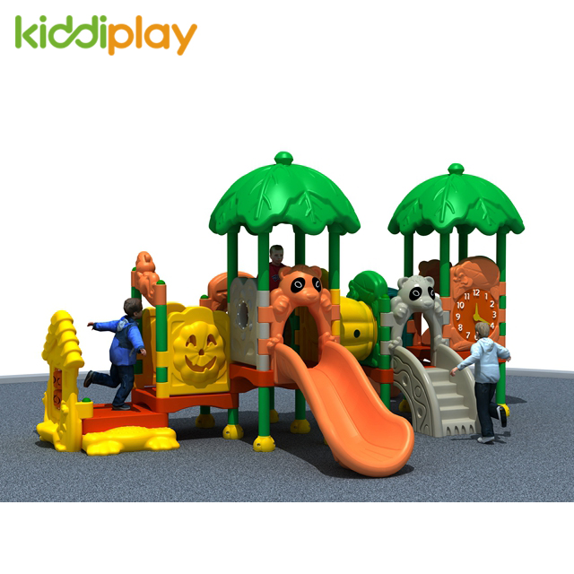 The Cheapest Price High Quality Outdoor Playground Children's Plastic Series Slide