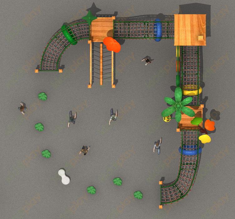 Europe Superior Baby Special Outdoor Wooden Series Playground Equipment