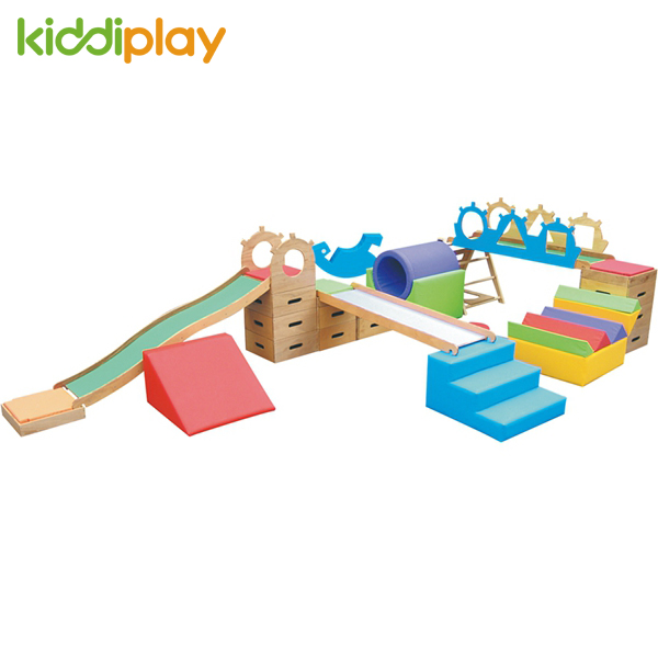 High Quality Children Playground Indoor Wooden Slide For Kid Game