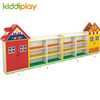 Kindergarten Furniture Melamine Particle Board Cartoon Design Storage Cabinets