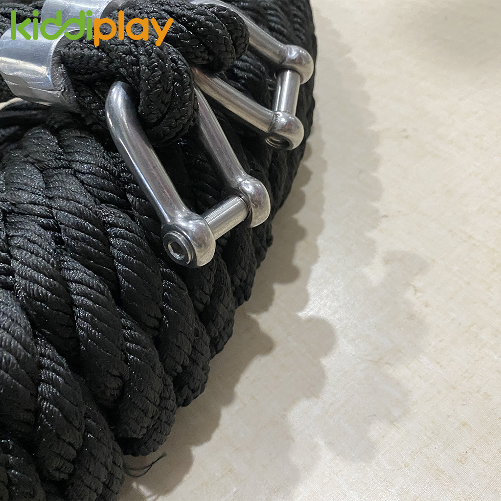 Outdoor Playground Kids Swing Set Parts Rope Crocheted Seat
