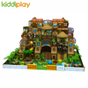 High Quality Forest Hut Theme Imitation Wooden Structure Kids Comprehensive Indoor Playground 