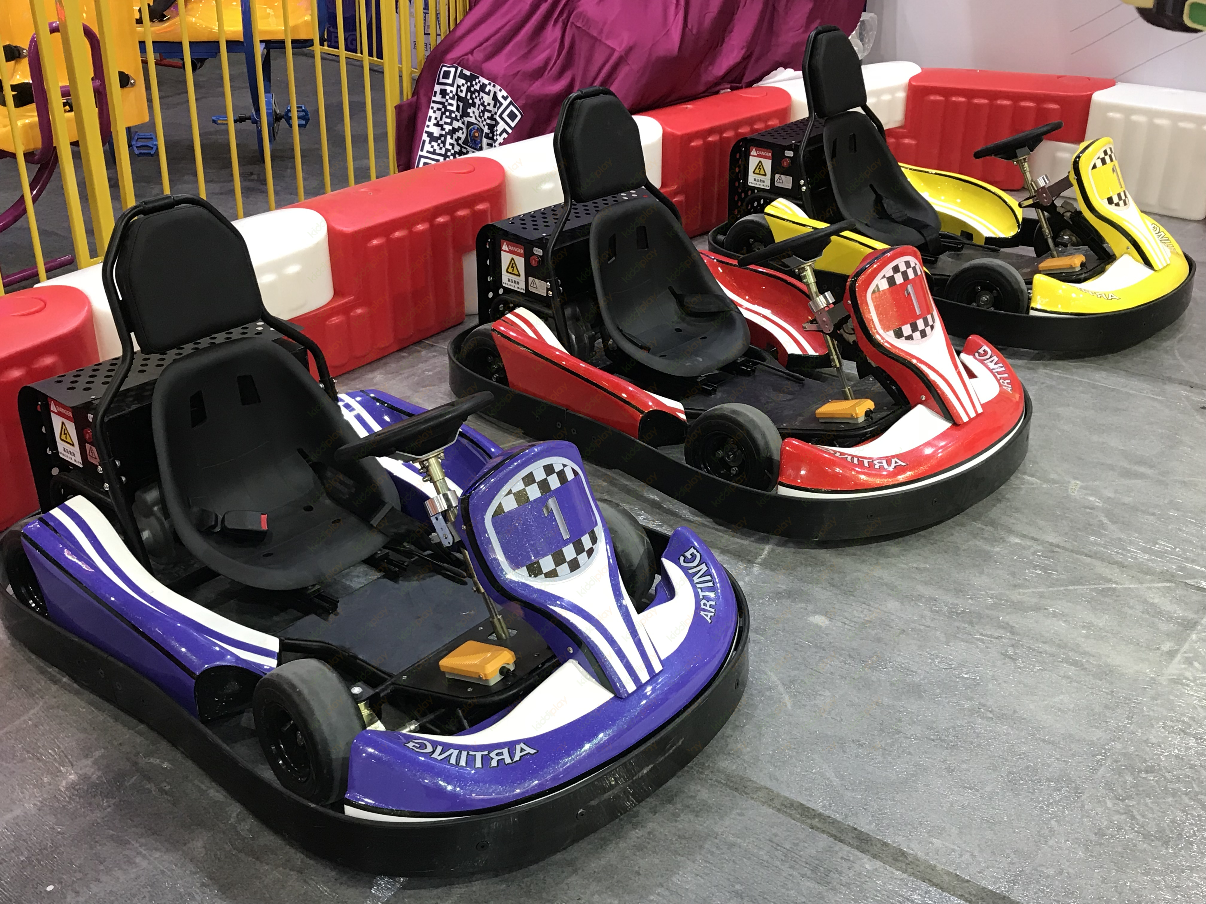 Electric Go Kart 24v 350w Kids Indoor Playground Racing Go Karts