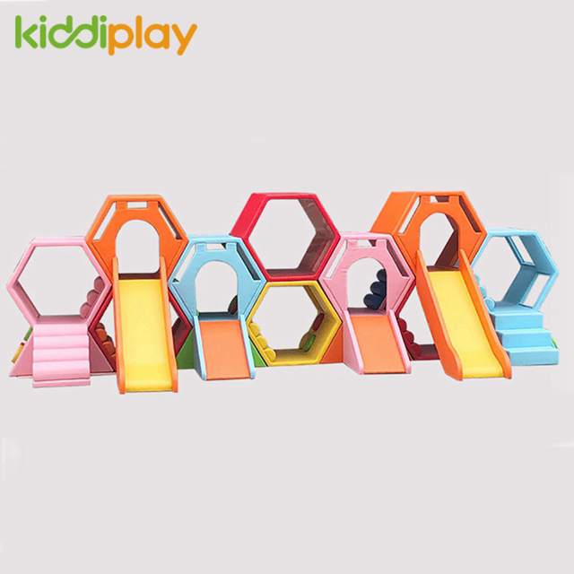 Colorful Children's Indoor Honeycomb Nest Slide Combination Soft Indoor Playground