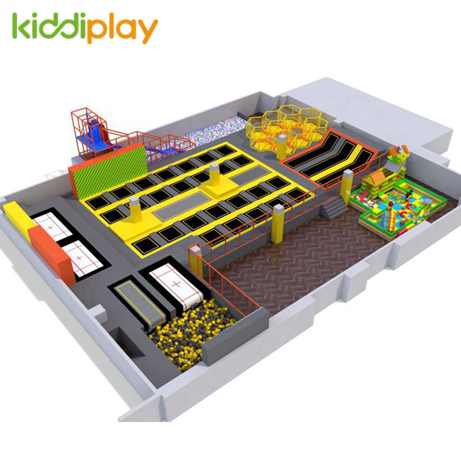 KD11079B High Playable And High Quality Trampoline Park Center