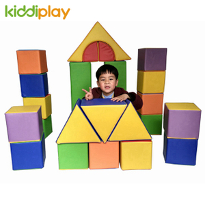 Happy Indoor Toddler Play Soft Color Toy Building Blocks for Kids Education Playground