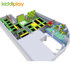 KD11058A Customized Trampoline Park With building blocks center