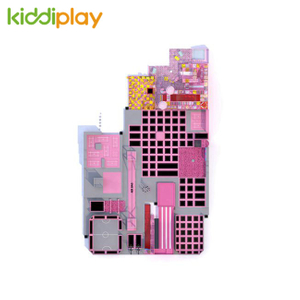 KD11051B Large And Hot Sale Free Jump Parkour Trampoline Play Center