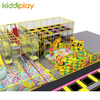 KD11053A Ninja Course Parkour Climbing Wall Spider Tower Beam Battle Russian Roulette Professional And Free Jump Center Children Large Indoor Trampoline Park