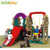 Plastic Combination Swing And Slide Plastic Play Toy for Kids