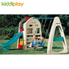 Combination Colorful Plastic Play Toy Slide And Swing Indoor Playhouse for Kids