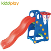 KiddiPlay Children's Plastic Play Toy Slide And Swing With Basketry 