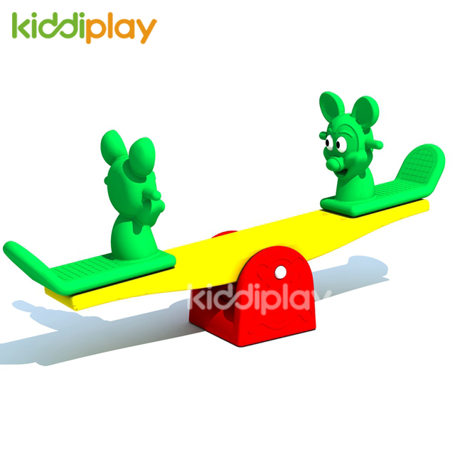  High Quality Children's Toy Rider Seesaw,kids Plastic Seesaw Rider Double Mickey Double Horse Seesaw